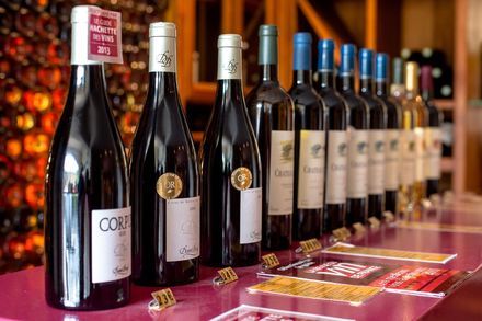 Photo bouteilles de vin